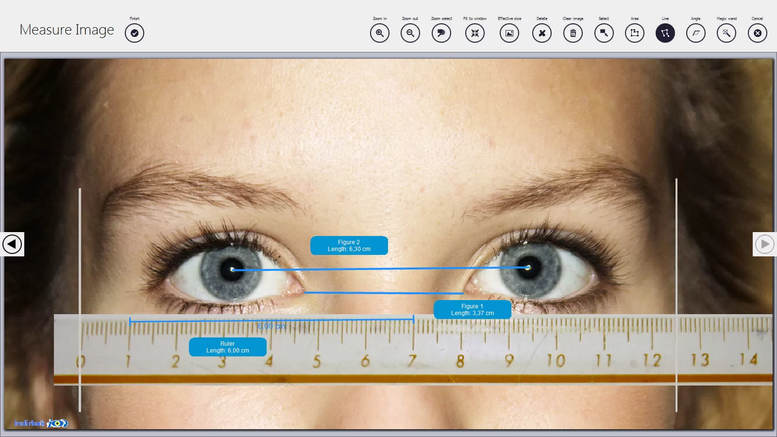 KLONK Image Measurement