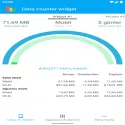 Data counter widget