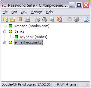 Password Safe Resimli Anlatim