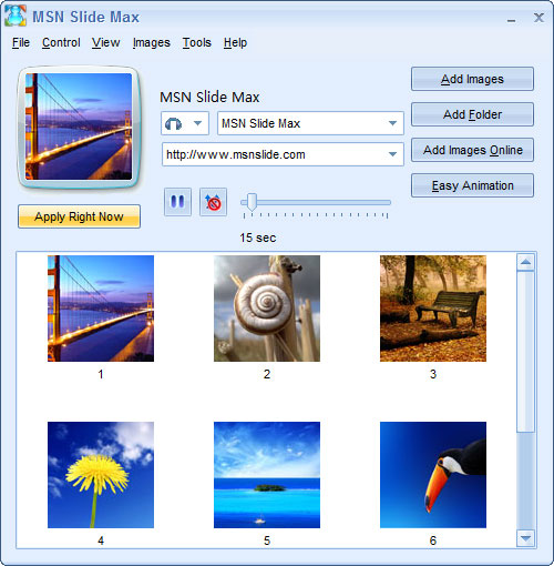 MSN Slide Max Resimli Anlatim
