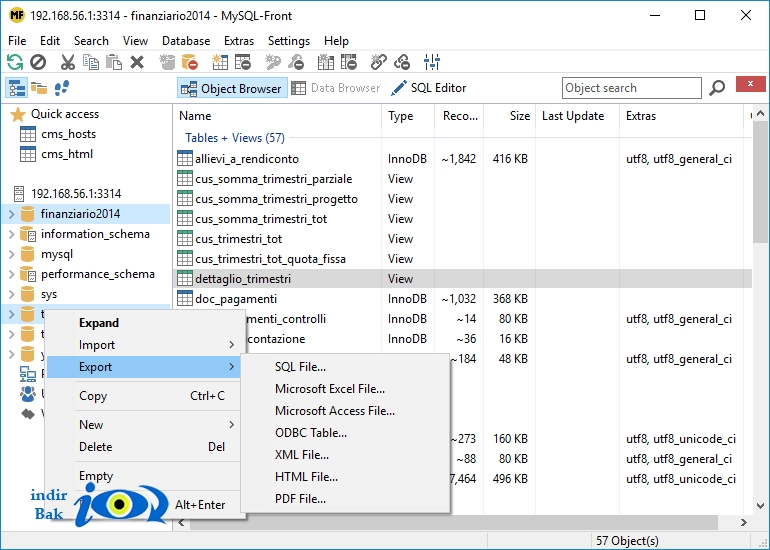 MySQL Front