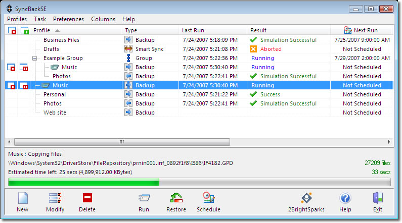 SyncBackSE Resimli Anlatim