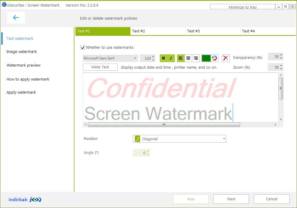 Screen Watermark