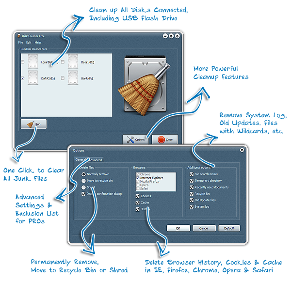 Disk Cleaner Free Resimli Anlatim
