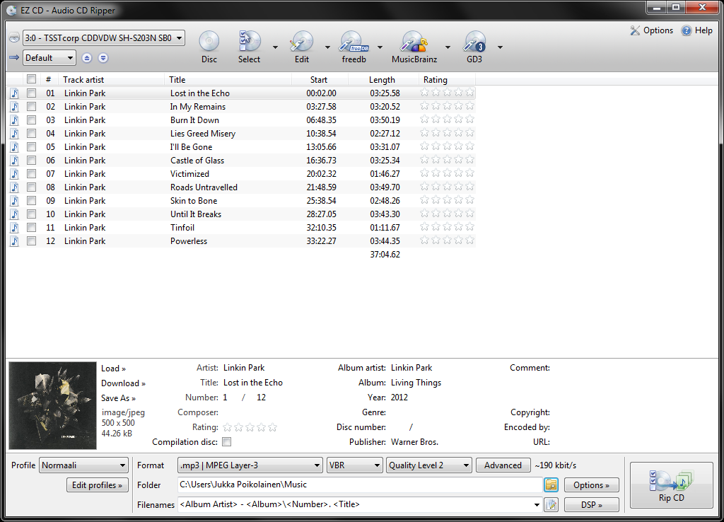 EZ CD Audio Converter Resimli Anlatim