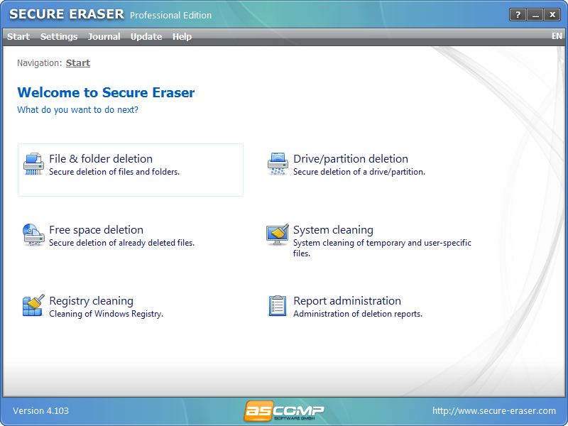 Secure Eraser Resimli Anlatim