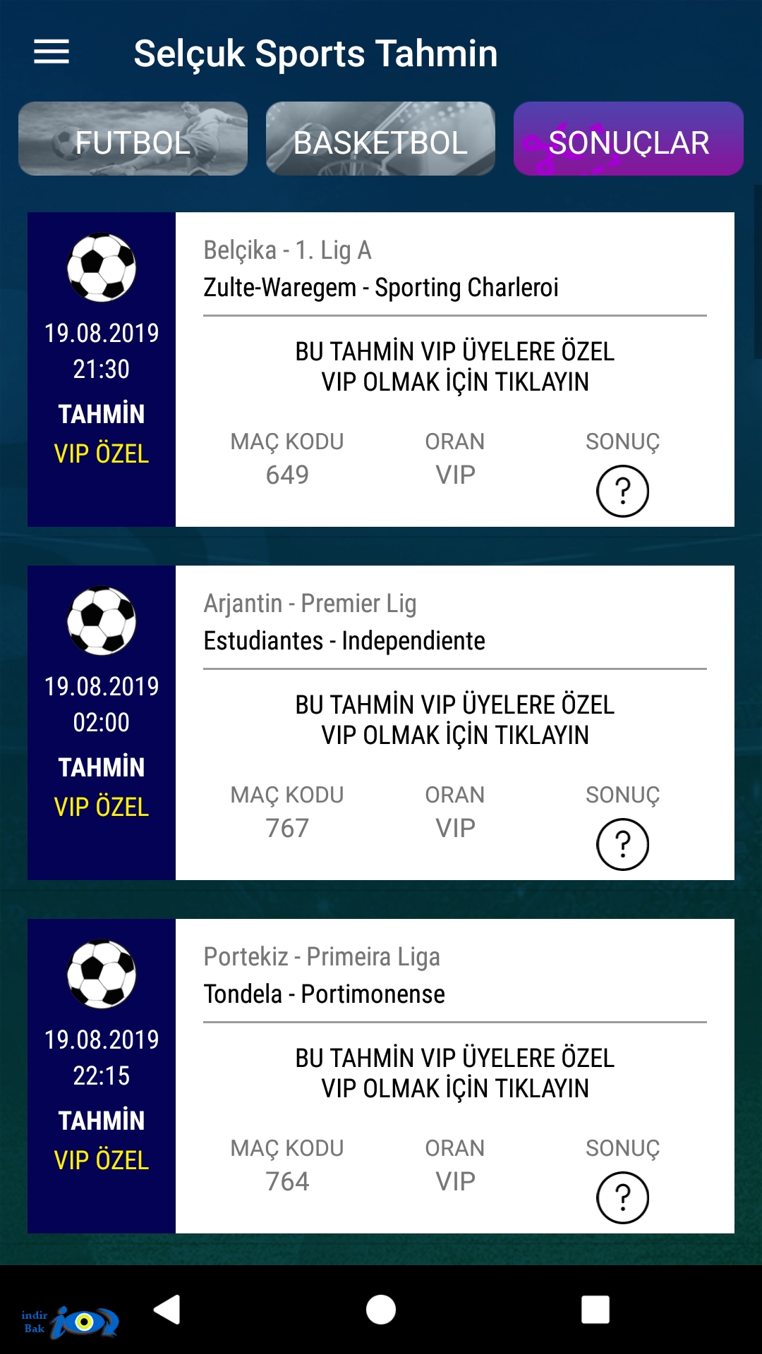 SelçukSports Tahmin