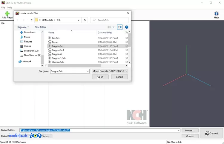 Spin 3D File Converter Software