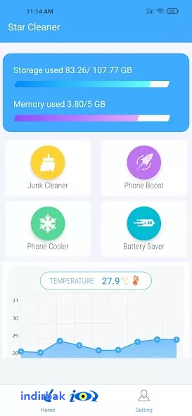 Star cleaner