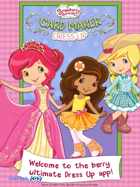 Strawberry Shortcake Card Maker Dress Up
