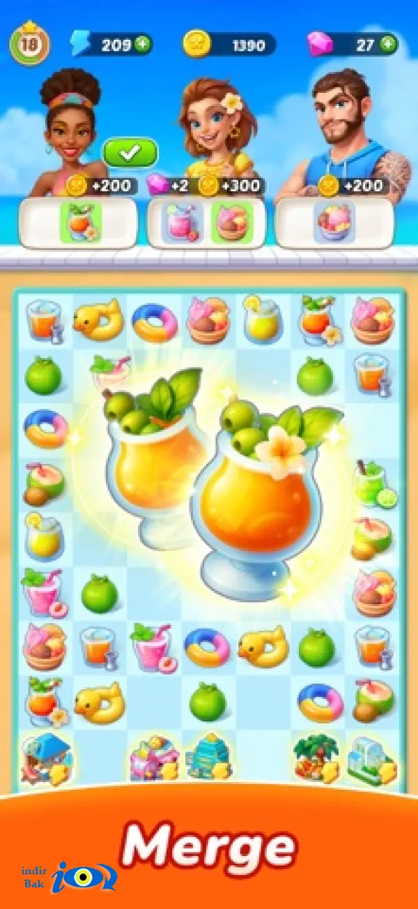 Tasty Travels: Merge Game