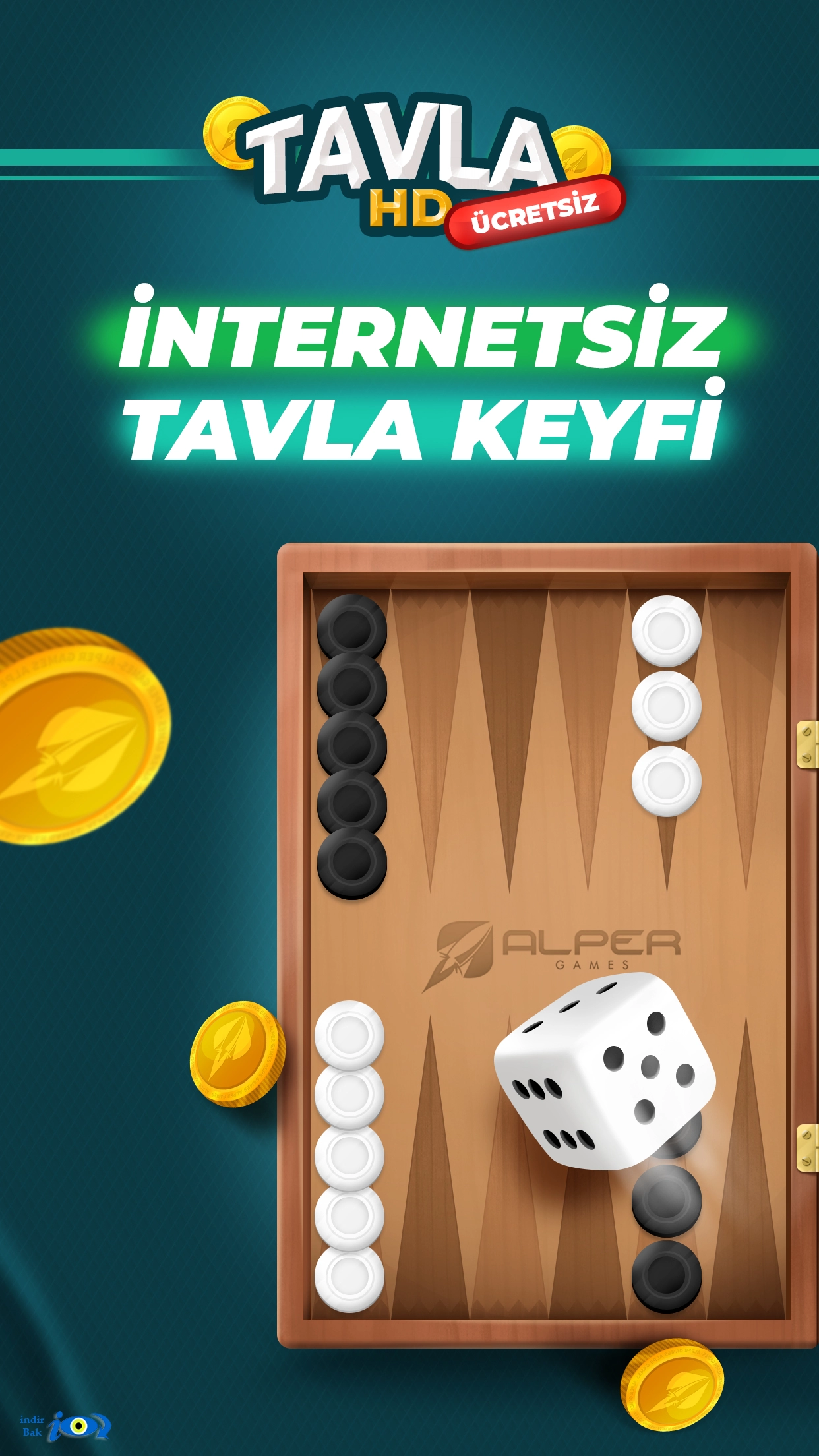 Tavla HD - İnternetsiz Tavla