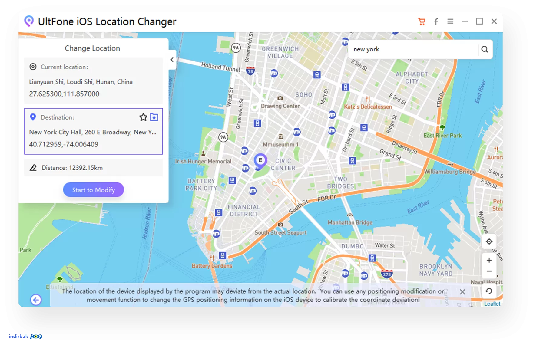 UltFone iOS Location Changer