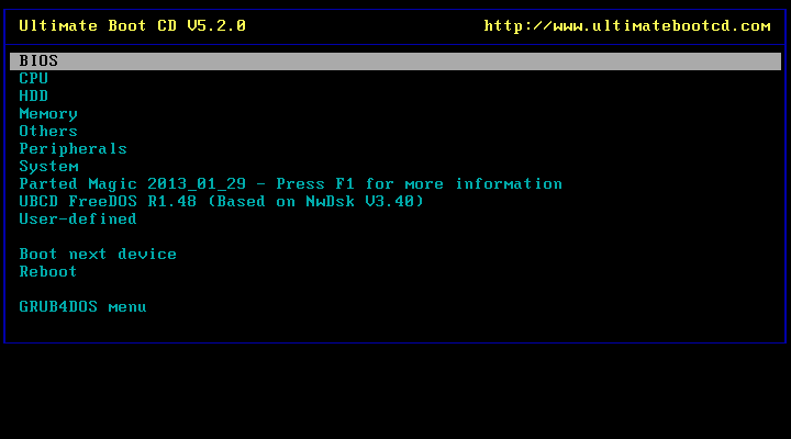 Ultimate Boot CD Resimli Anlatim