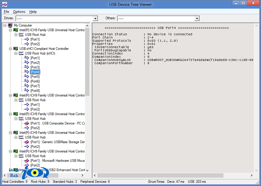 USB Device Tree Viewer