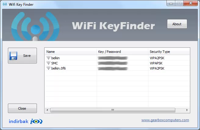 Wifi Key Finder