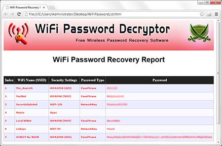 Wi Fi Password Decryptor Resimli Anlatim